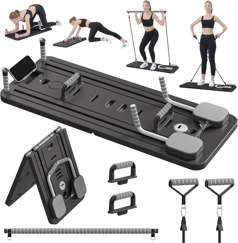Pilates Sliding Board 5 in 1 Reformer Set