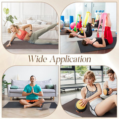 3 Pack Hot Yoga Mat Towel Non Slip Microfiber Pilates Towel with Grip Dots & Ela