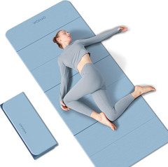 7-Fold Yoga Mat 70″X24″ – 1/2 Inch Thick Folding Exercise Mat, Compact Non-Slip