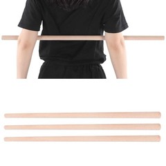 3 Pcs Yoga Stick, Open Shoulder Correct Hunchback Stick, with Environmental W…