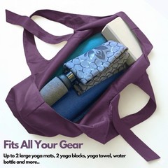 Yogiii Yoga Mat Bag | The ORIGINAL YogiiiTotePRO | Large Yoga Mat Bag or Yoga…