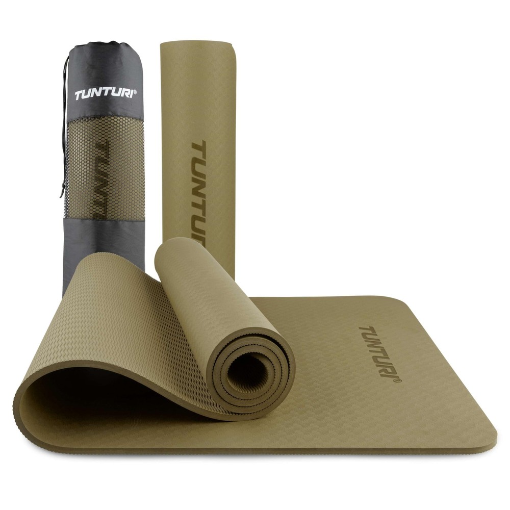 Thick Yoga Mat 8mm Non Slip Gymnastics Mat with Carry Strap for Yoga and P…