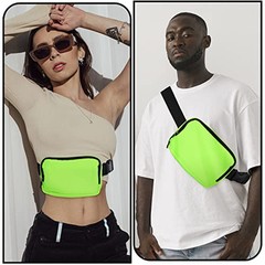 Fanny Pack,Belt Bag,40 Inch Asjustable Strap Everywhere Belt Bag,for Green