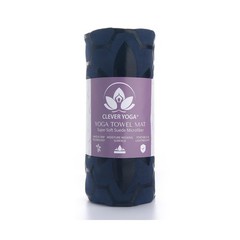 Clever Yoga Hot Yoga Mat Towel – Non-Slip Grip for Hot Yoga, Sweat … Fas
