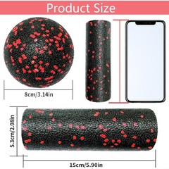 Extra Mini Foam Roller – High Density Massage Roller, Extra Small Yoga Roller…