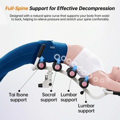 Inversion Table for Back Pain Relief – 350lbs Capacity, Improve Posture and Spin