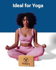 Fitillery Yoga Block, Resilient Material, Easy to Grip, Comfortable Edges 2 …