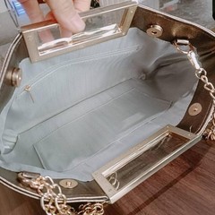Women Clutch Purse PU Leather Chain Crossbody Bags Shiny Oversize Clutches Fe…