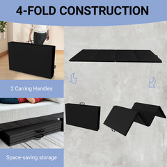 Versatile 4’x8’x2″ High-Density Gym Mats – Extra Thick, Anti-Tear, Easy-Clean, F