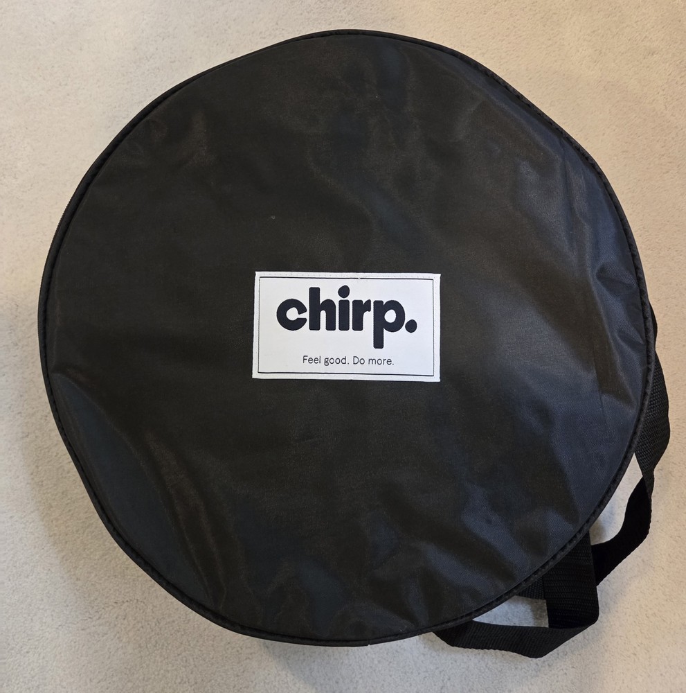 NEW IN CASE Chirp Foam Roller Wheel for Back Pain Relief, Muscle Therapy