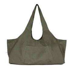 Multi-color Canvas Breathable Oversized Mat Bags Tote Sling Carrier Side Pocket