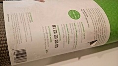 Gaiam Premium Print Yoga Mat 5MM Stabilizing Grip – Extra Thick 68″ x 24″ Gray
