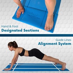 Foldable Yoga Mat Thick, Smart Support and Joint Protection With 4 Folds, Per…