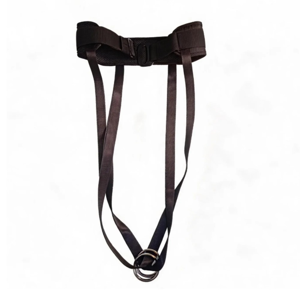 Pelvic Support Belt Adjustable Pelvic Belt with Metal Rings Padded for Yogis