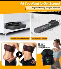 Pilates Board, Pilates Reformer Set, Portable and Foldable Machine Multifunction