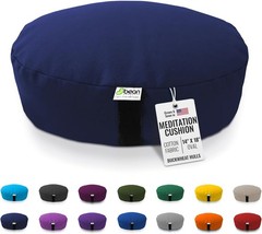 Zafu Meditation Pillows Sitting on Floor Yoga Cushion Cotton/Buckwheat fill US