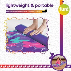 Yoga Mat – Yoga Mats for , Home Workout, Travel, Fitness, Pilates, Stretching…