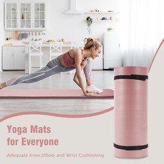 Fitvids 1 Inch Thick Yoga Mat 71X24 Inch – Non Slip Workout Mat with Carry Strap