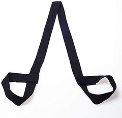 QULSE Yoga Mat Strap Adjustable Carrying Sling Durable 60inch, Black