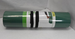 Essentials Thick Yoga Mat with Cinch Carrier Strap Textured Grip Green 72″ x 24″