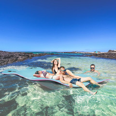 10′ X 5′ / 16.5′ X 5′ Lily Pad Floating Mat, 3-Layer Lily Pad Swimming Pool Floa