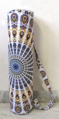 New Indian Mandala Yoga Bag Hippie Gym Mat Carrier Bag With Shoulder Strap Throw
