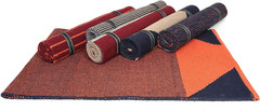 KD Yoga Rug Mat Convert Plastic Yoga Mat to Eco Friendly 100% Cotton Gripping wi