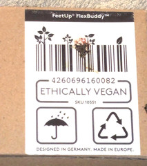 FeetUp Flexbuddy All In One Stretching Device Yoga Strap Flexibility Wood Cotton
