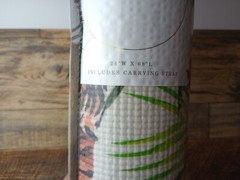 Tropical Paradise Yoga Mat 24″ W X 68″ L Tigers & Palm Print with Carrying Strap