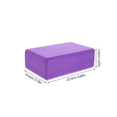 3Pcs Lightweight Eva Foam Yoga Blocks with Strap Durable Portable Kit