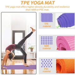 Yoga Beginners Kit Yoga Blocks 2 Pack Yoga Strap Yoga Yoga Mat with Carrying …