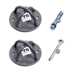 Ceiling Hooks – Industrial Strength Hold Up to 600 lbs, Includes Anchors & Bo…