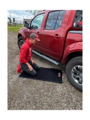 Roll-Up Foam Utility Mat – High Density – Black – 1-500