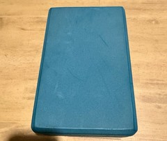 Gaiam Foam Yoga Blocks Lightweight, Non-Slip, 9″ x 6″ x 4″, Blue Teal