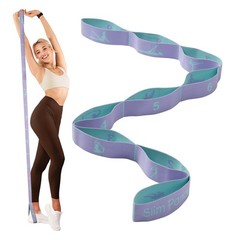 Stretch Strap, MultiLoop for Physical Therapy,Elastic Yoga Stretching Strap f…