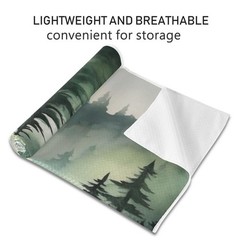 Yoga Mat Towel, Non-Slip Hot Yoga Towel, Sweat Absorbent and Non-Slip, Lightw…