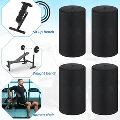 4PCS Foam Foot Pads Replacement For Weight Bench Inversion Table Gym Equipment