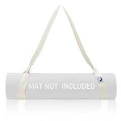 Yoga Mat Straps for Carrying, Adjustable Yoga Mat 72 inches Milky White