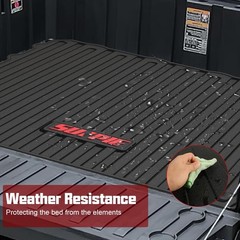 Heavy Duty Rear Cargo Mat for Polaris Ranger 1000 XP Crew 2018-2026 Bed Liner