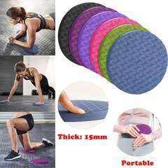 2PC Light Round Yoga Knee Pad Mats Elbow Fitness Sport Pad Non-slip Cushion