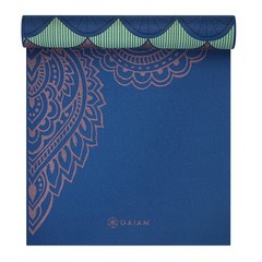 Yoga Mat Premium 6mm Print Reversible Extra Thick Non Slip Exercise & Fitness
