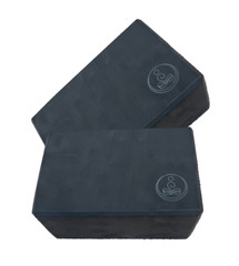 2 Pack MUNE Yoga Block High Density Non-Slip Surface Easy Grip Black