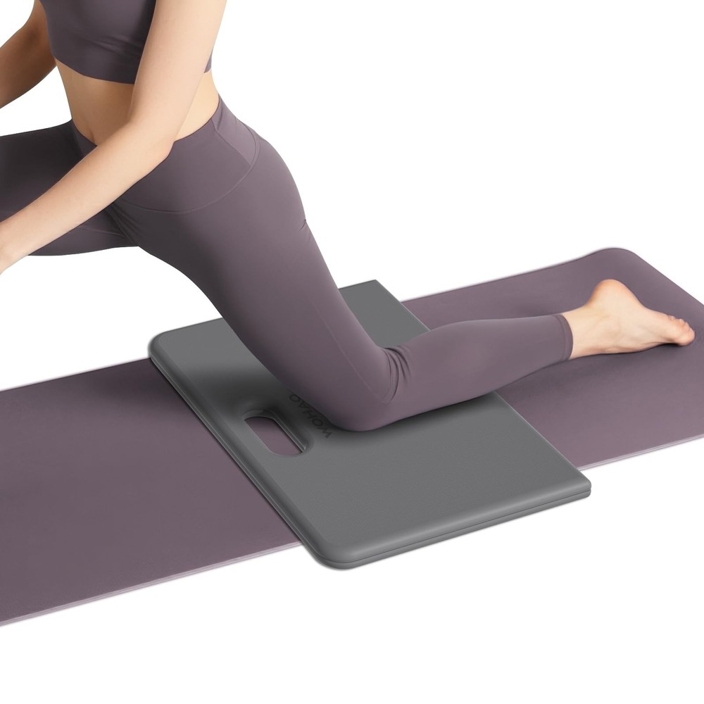 WOHAO Yoga Knee Pad – Foldable Non-Slip POE Cushion, Folding Support Pad with…