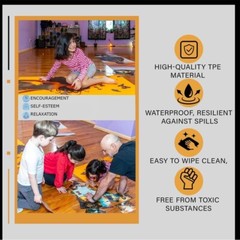 MindfulKids Yoga SET – Premium Eco Friendly MAT & CARDS, Creativity, Focus, Diva