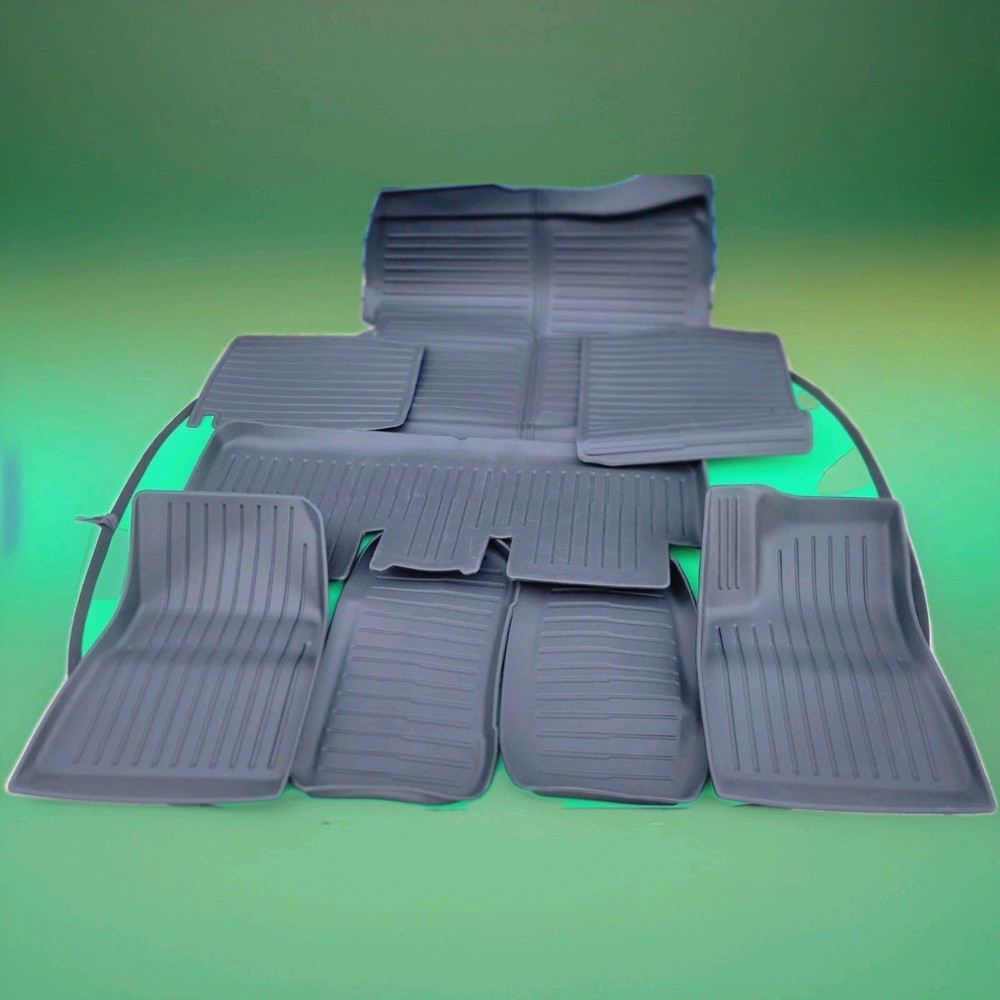 Floor Mats Trunk Mat for Tesla Model 3 Highland 2025 2024, All Weather TPE