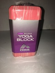 RBX Yoga & Pilates Block-Core Balance-Pink -Live Life Active-NEW-SHIPS N 24 HRS