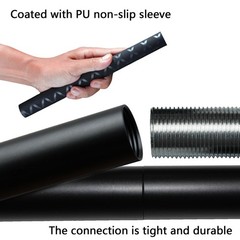 The Huang Yunming yoga stick is made of sturdy steel that is 5 feet high and …