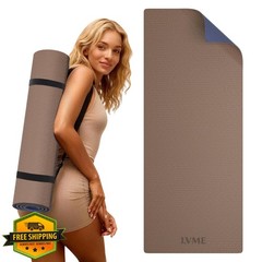 lvme Yoga Mat Champagne Purple 0.4″