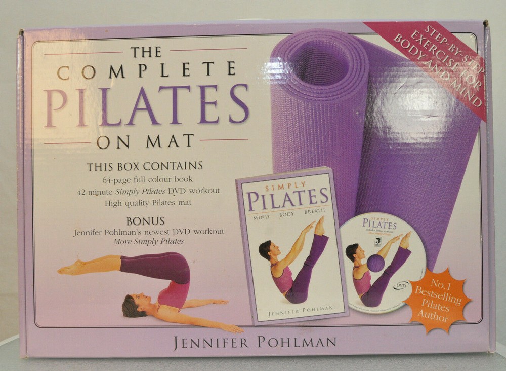 The Complete Pilates On Mat by Jeniffer Pohlman DVD, MAT and BOOK New In Box