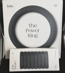 BALA Deluxe Home Gym 2lb wrist/ankle weights & 10lb Kettlebell Ring BLACK New